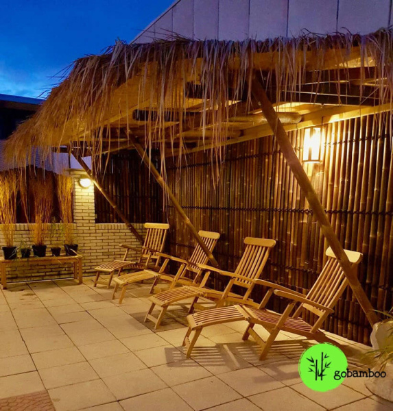 inspiracia bambusový plot